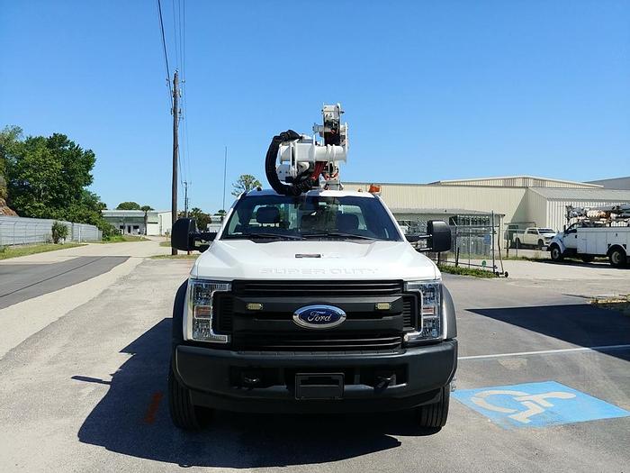 Used Altec AT37G 42ft Bucket Boom on 2018 Ford F550 Reg Cab Utility Truck - 75432
