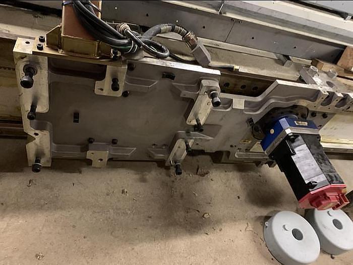 Used 2 - FANUC  M710iB/70T GANTRY ROBOT SYSTEMS 10,200 MM TRAVEL X 8' TALL RJ3iB CONTROLLER