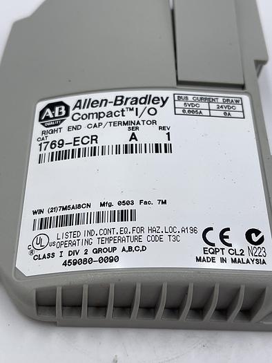 Used Allen-Bradley 1769-ECR SER A REV 1