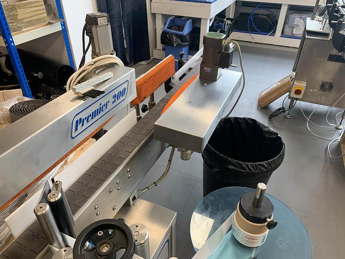 Used PREMIER LABELLERS FRONT/WRAPAROUND LABELLER (FULLY REFURBISHED)