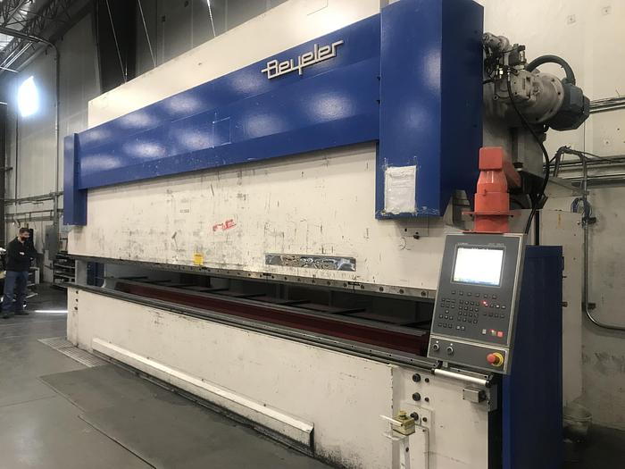 Used 2003 400 Ton Beyeler CNC Hydraulic Press Brake