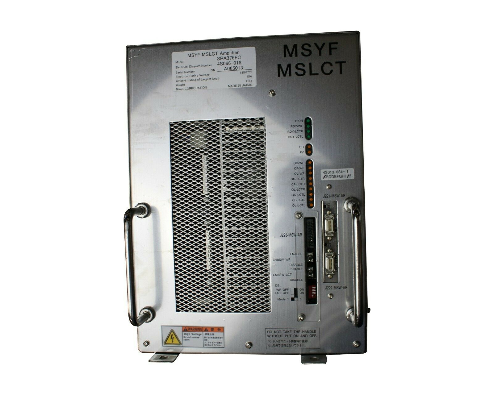 Used Nikon SPA376FC MSLCT AMPLIFIER