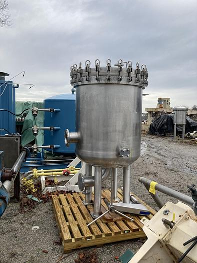 Used 1977 Commercial Filters Div Model 25267-148QSS-100 Stainless Steel Filter