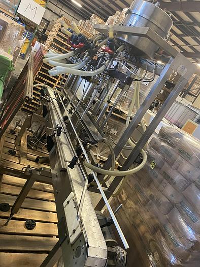 Used Used E-Pak 6 Head automatic pressure gravity filler