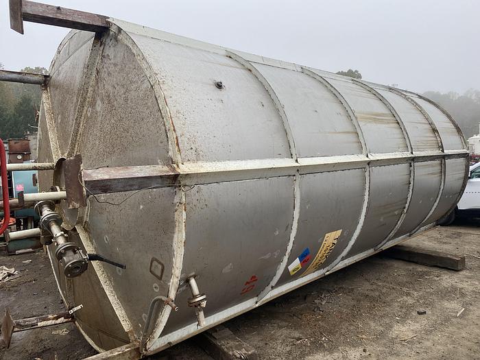 Used Used 10,000 gallon stainless steel vertical tank