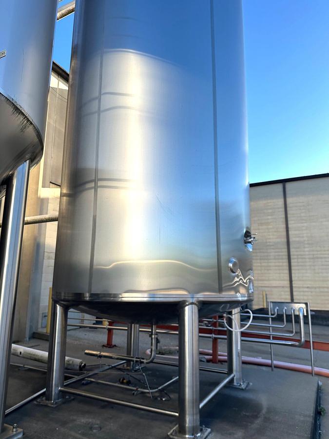 Used Used approximately 15,000 gallon Stainless Steel silo