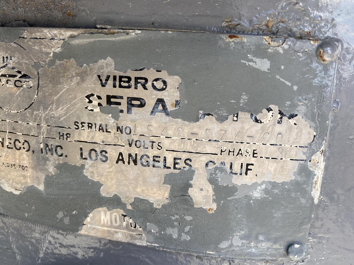 Used Used 48"  Stainless Steel Sweco Screener Model LS48S666