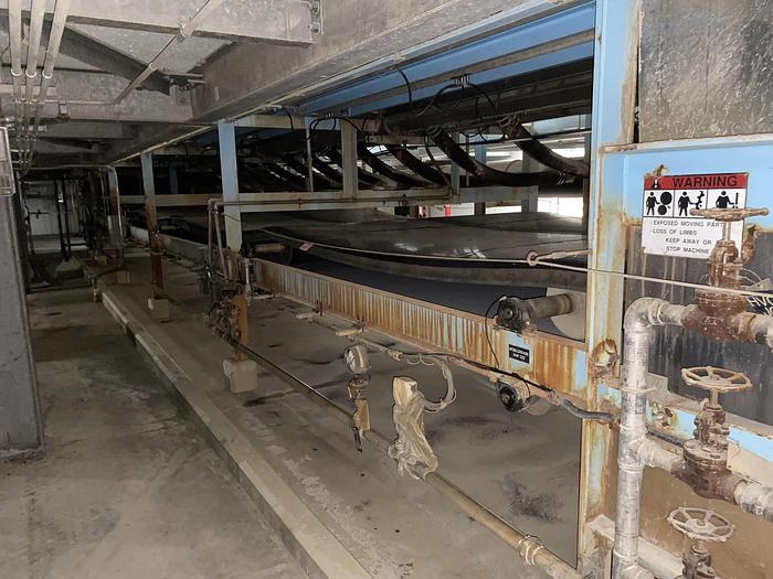 Used Used Dorr-Oliver Model 3M43 EIMCO-Extractor 43 square meter horizontal vacuum belt filter