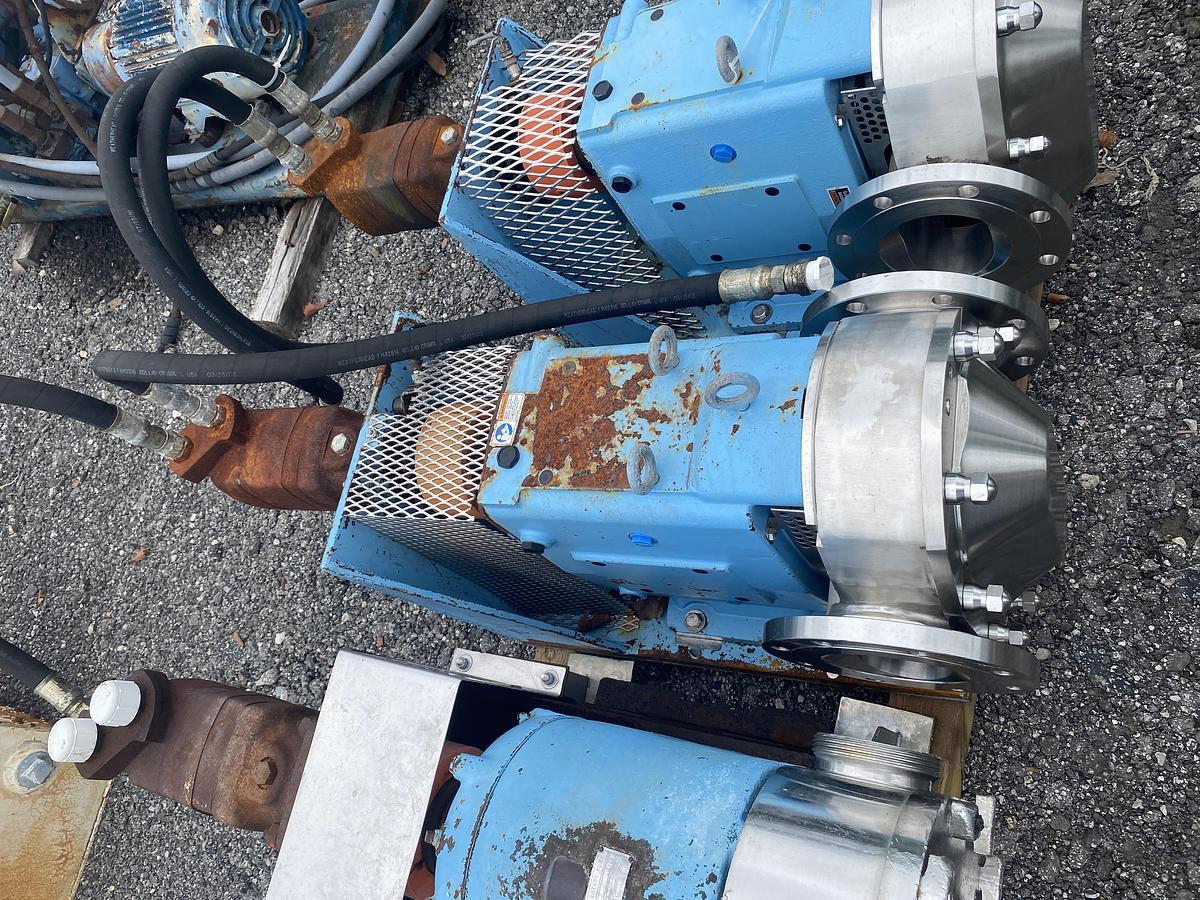 Used Used Waukesha Cherry Burrell sanitary Rotary Pump Model 320U2