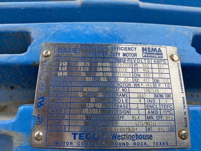 Used Used Tuthill Vacuum/Blower System