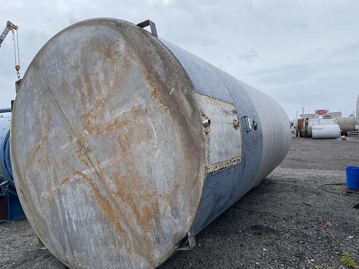 Used Used Whiting Metals Inc.  approximately 13,500 gallon vertical 304 stainless steel storage tank