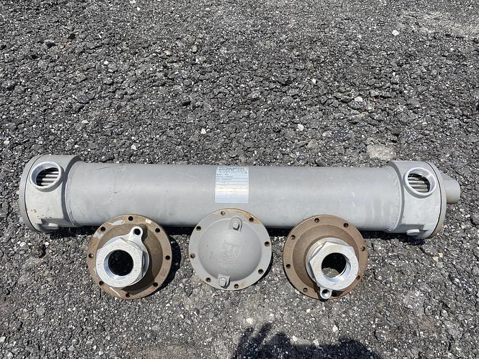Used Used Standard Xchanger approximately 34 sq ft 316 stainless steel (4-Pass) shell and tube heat exchanger.