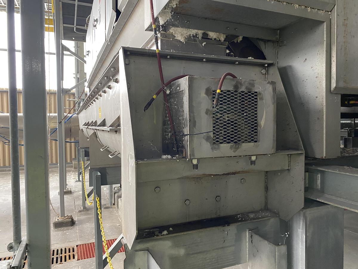 Used Used Thomas & Muller Systems LTD stainless steel screw conveyor