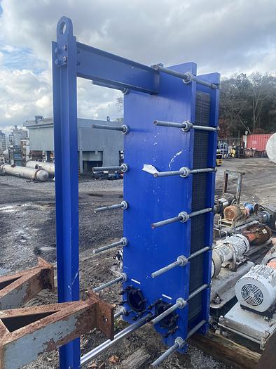 Used Used GEA Process Equipment Division approximately 661.98 sq. ft. 304 stainless steel plate heat exchanger.