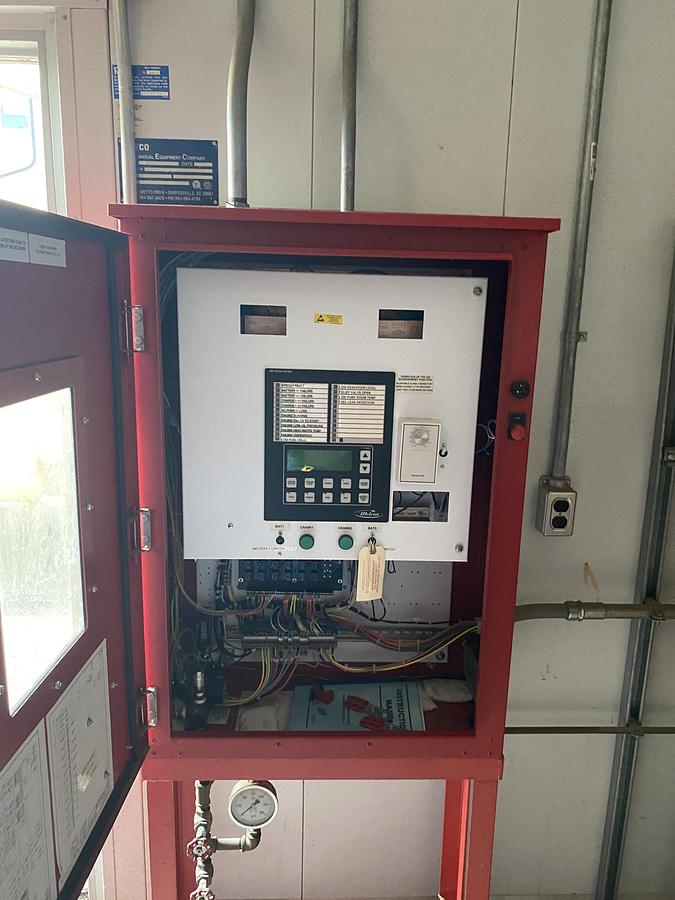 Used Used Complete Diesel Fire Pump skidded Building