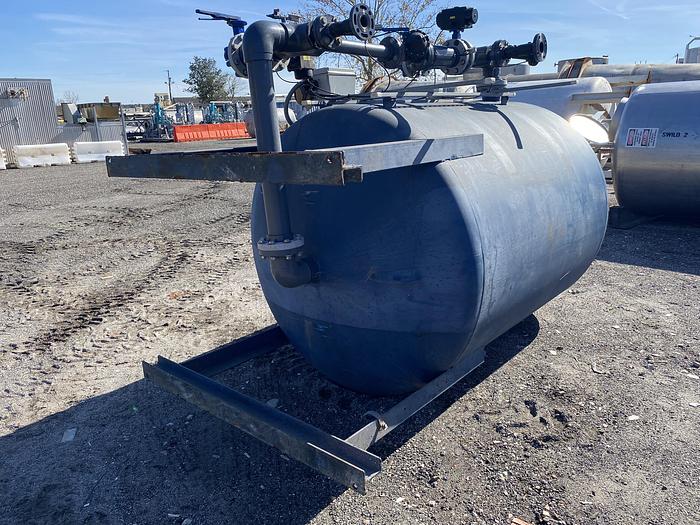 Used Used Quick Tanks Inc.  1400 gallon carbon steel vertical water softener tank