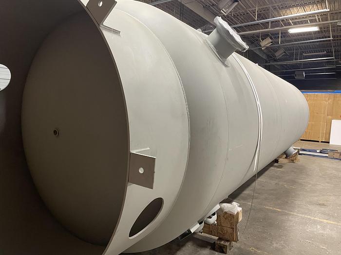 Unused Samuel Pressure Group 10,000 gallon vertical carbon steel pressure air receiver