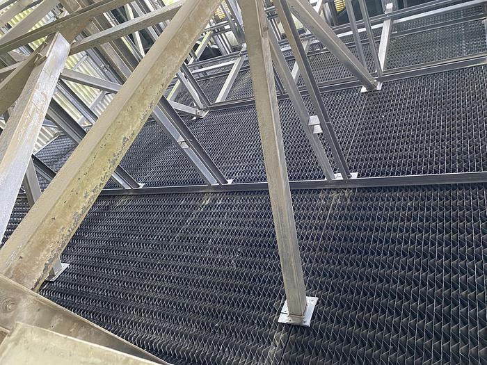 Used Used International Cooling Tower 3- Cell cross flow 5,899 ton FRP cooling tower