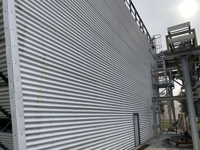 Used Used International Cooling Tower 3- Cell cross flow 5,899 ton FRP cooling tower