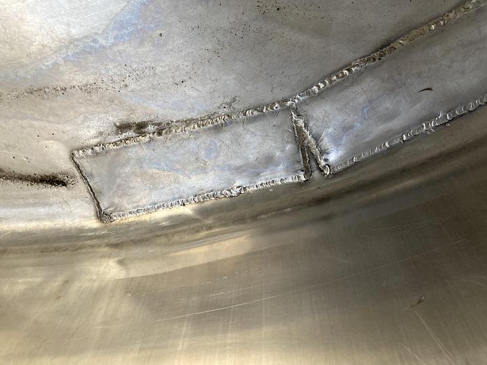 Used Cherry Burrell approximately 1500 gallon 304 stainless steel jacketed processor