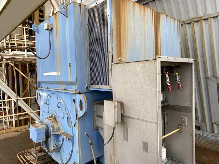 Used Used Hitachi 3400 HP 3-Phase Induction Motor,