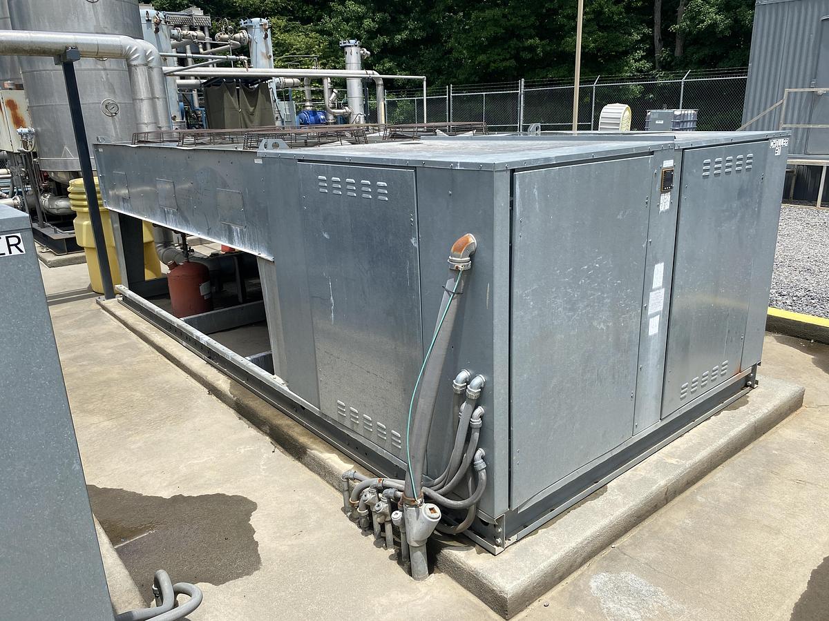 Used Used National Refrigeration and Air Conditioning Air Cooled Condenser  Chiller. Model DCM070-t4A-A2v3-X085