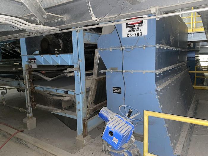 Used Used Dorr-Oliver Model 3M43 EIMCO-Extractor 43 square meter horizontal vacuum belt filter