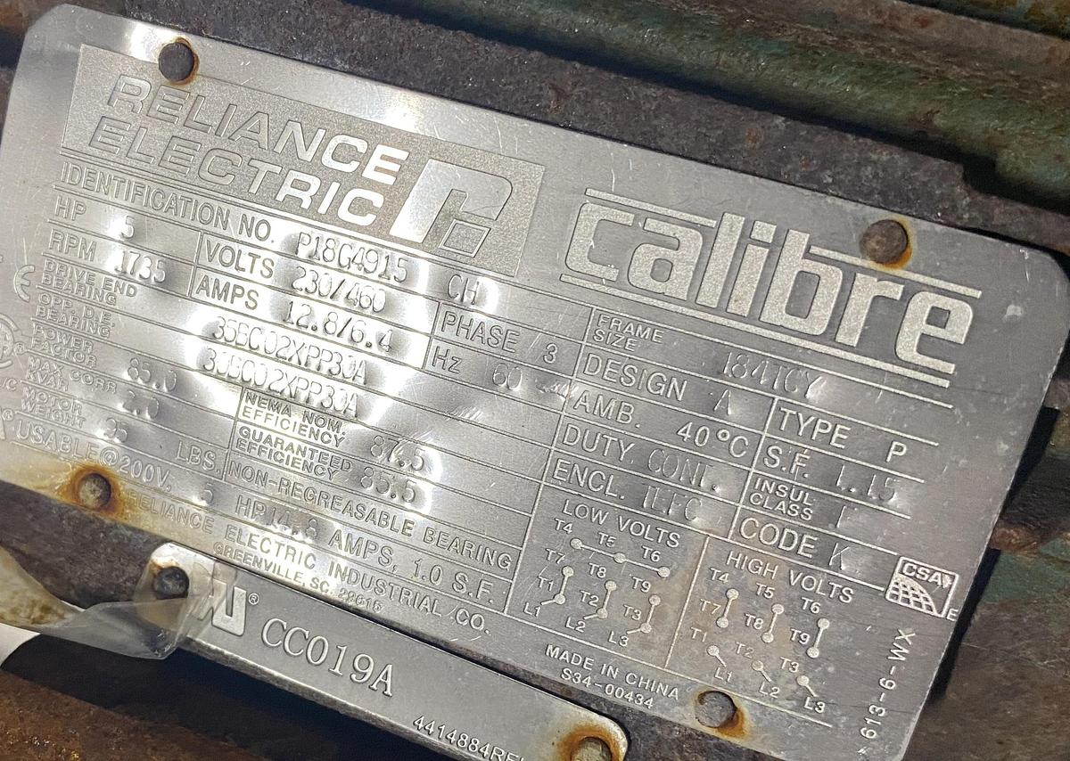 Used Used Tri-Clover sanitary Rotary Pump Model PR125-3-TC1-4-ST-S.