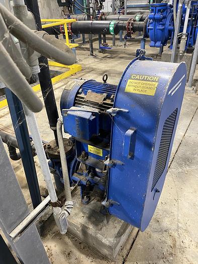 Used Used Weir Warman Model 015BAHRRRMM9009 1.5X1 BAH Slurry Pump