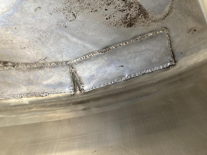 Used Cherry Burrell approximately 1500 gallon 304 stainless steel jacketed processor