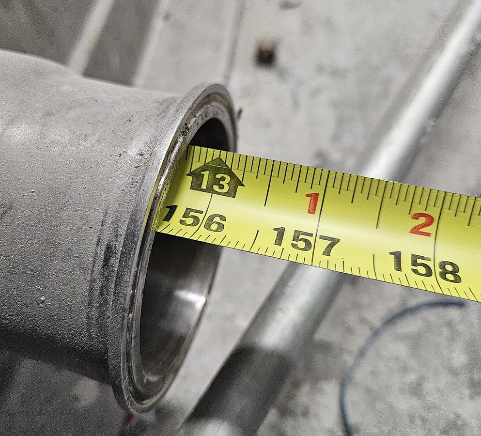 Used Used SFI 13,000 gallon 304 stainless steel sanitary storage tank