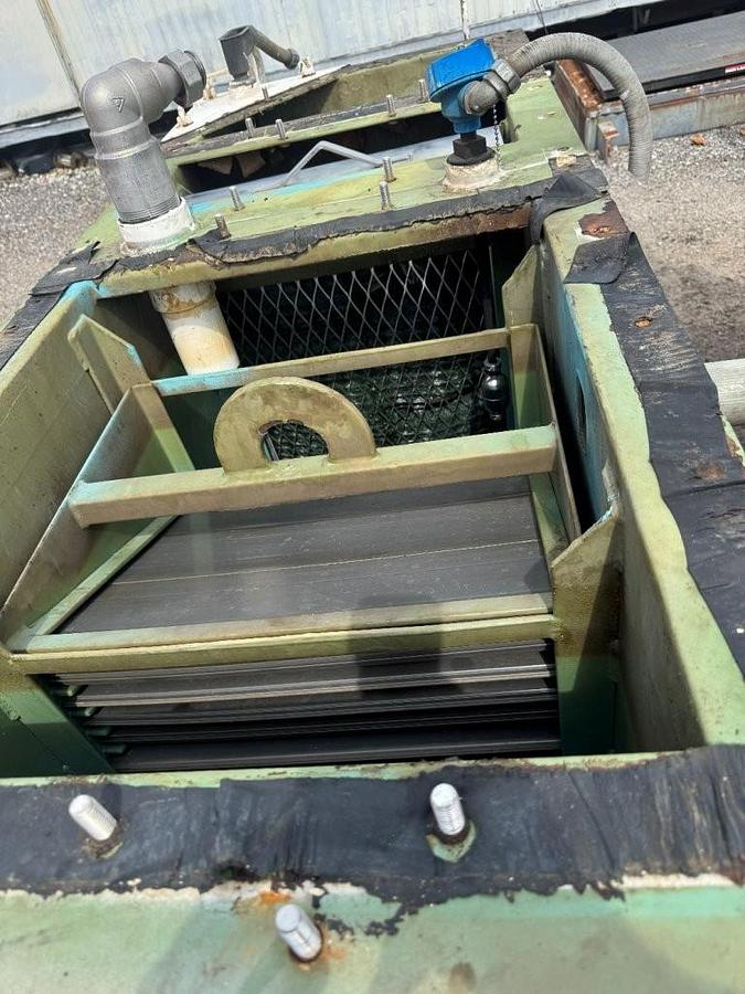 Used Used Highland Tank approximately 300 gallon rectangular carbon steel oil/water separator tank