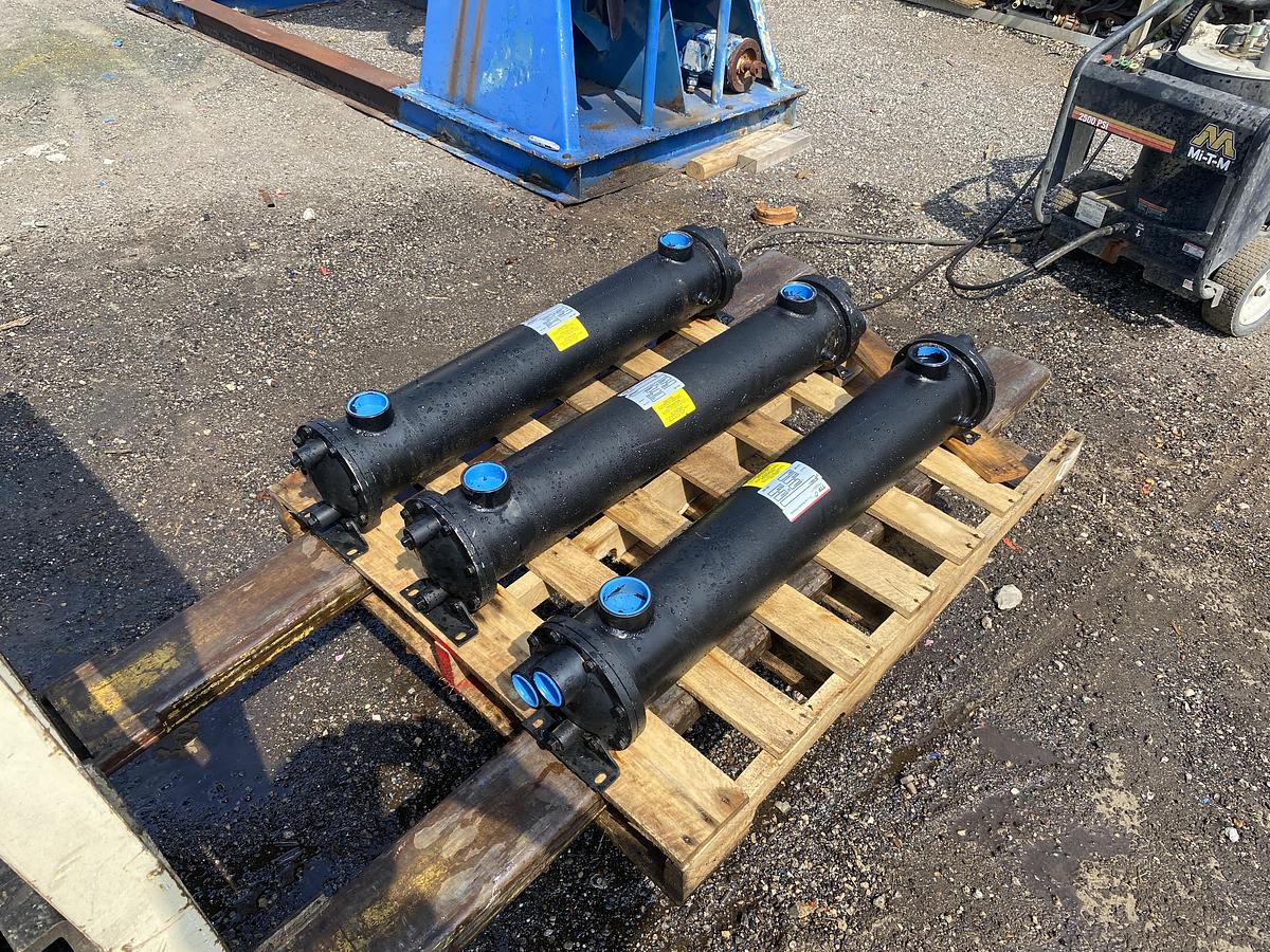 Unused Thermal Transfer Products 316 SS horizontal approximately 81 sq ft. shell and tube heat exchanger