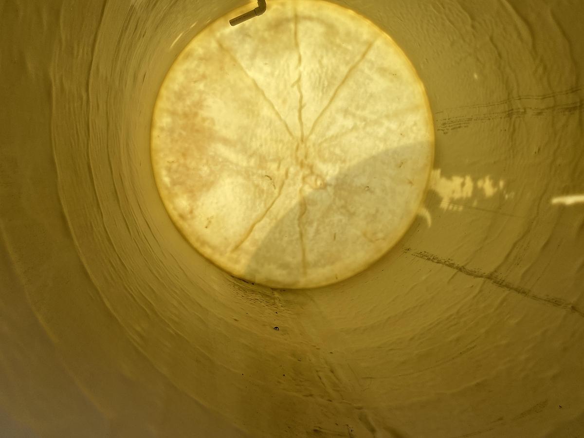 Used Used approximately 6800 gallon Poly tank