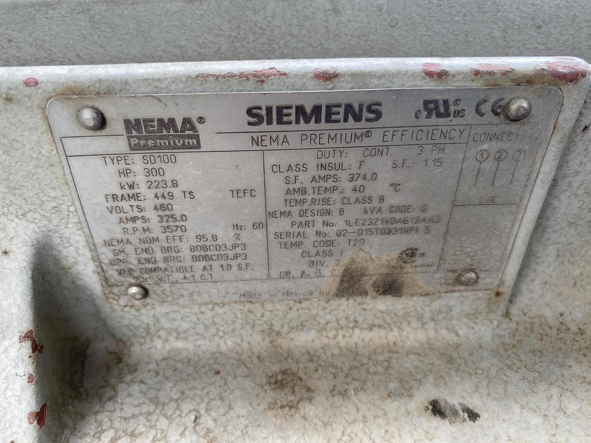 Used Used HSI Model NT88408 11-stage centrifugal gas blower