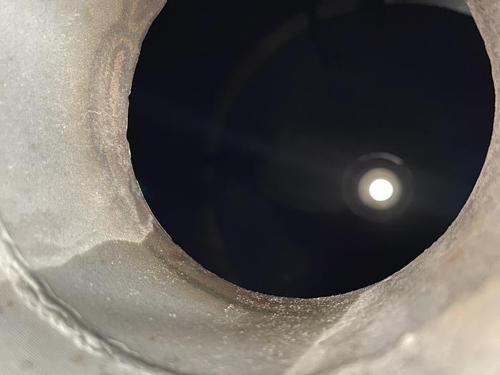 Unused Crown Iron Works Inc. approximately 3500 gallon 304 stainless steel vertical tank