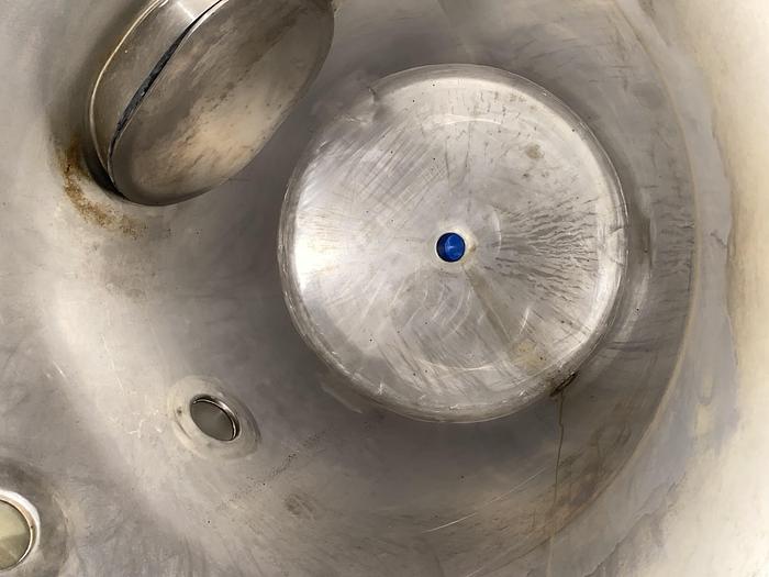 Used Used approximately 300 gallon stainless steel vertical tank