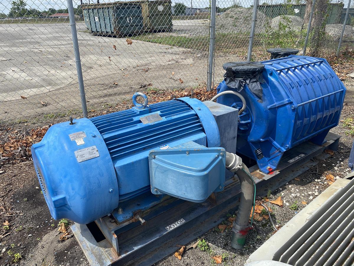 Used Used HSI Model NT88408 11-stage centrifugal gas blower