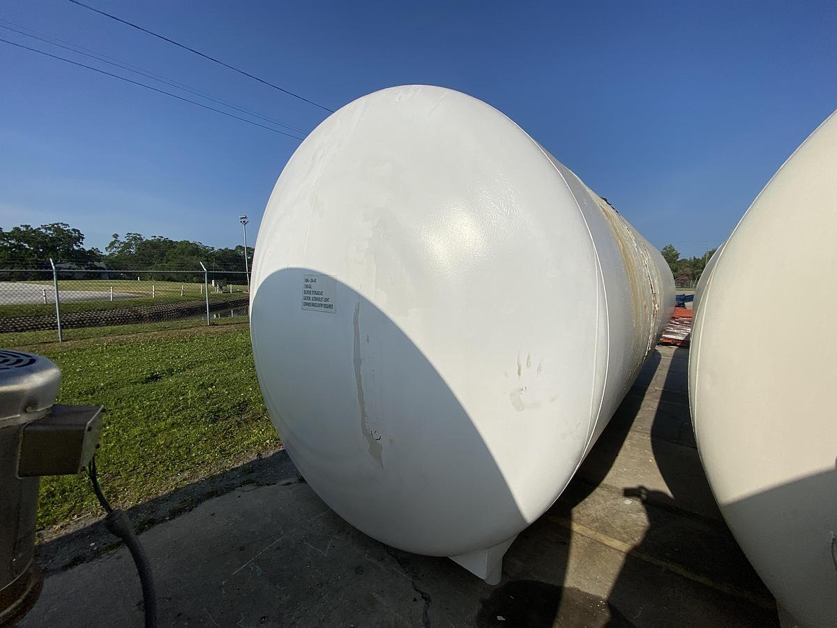 Used Used Walker 7000 gallon 304L Model HHT, horizontal insulated tank.