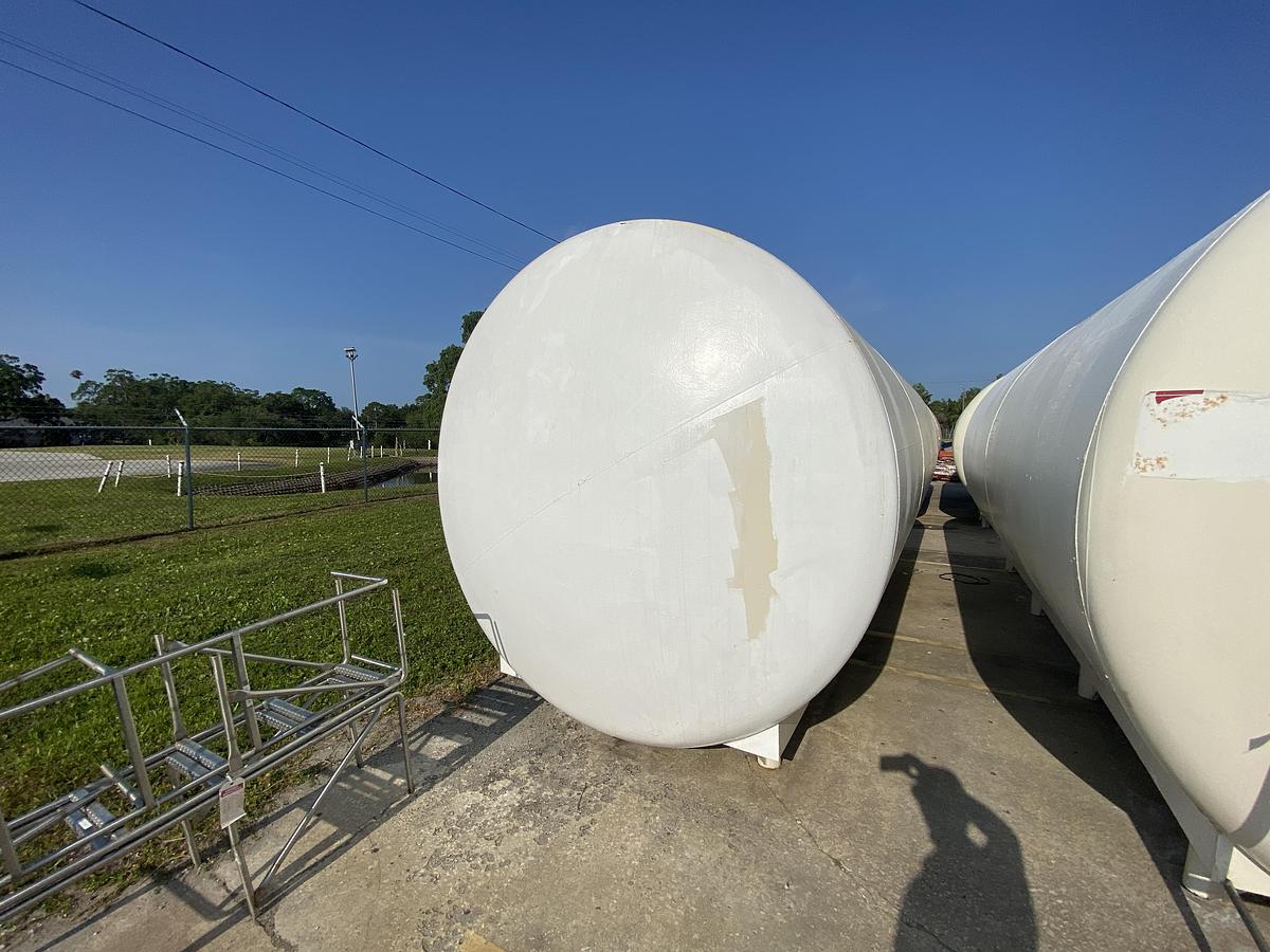 Used Used Walker 7000 gallon 304L Model HHT, horizontal insulated tank.