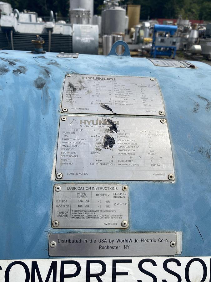 Used Used Howden Model WRVI321165Compressor