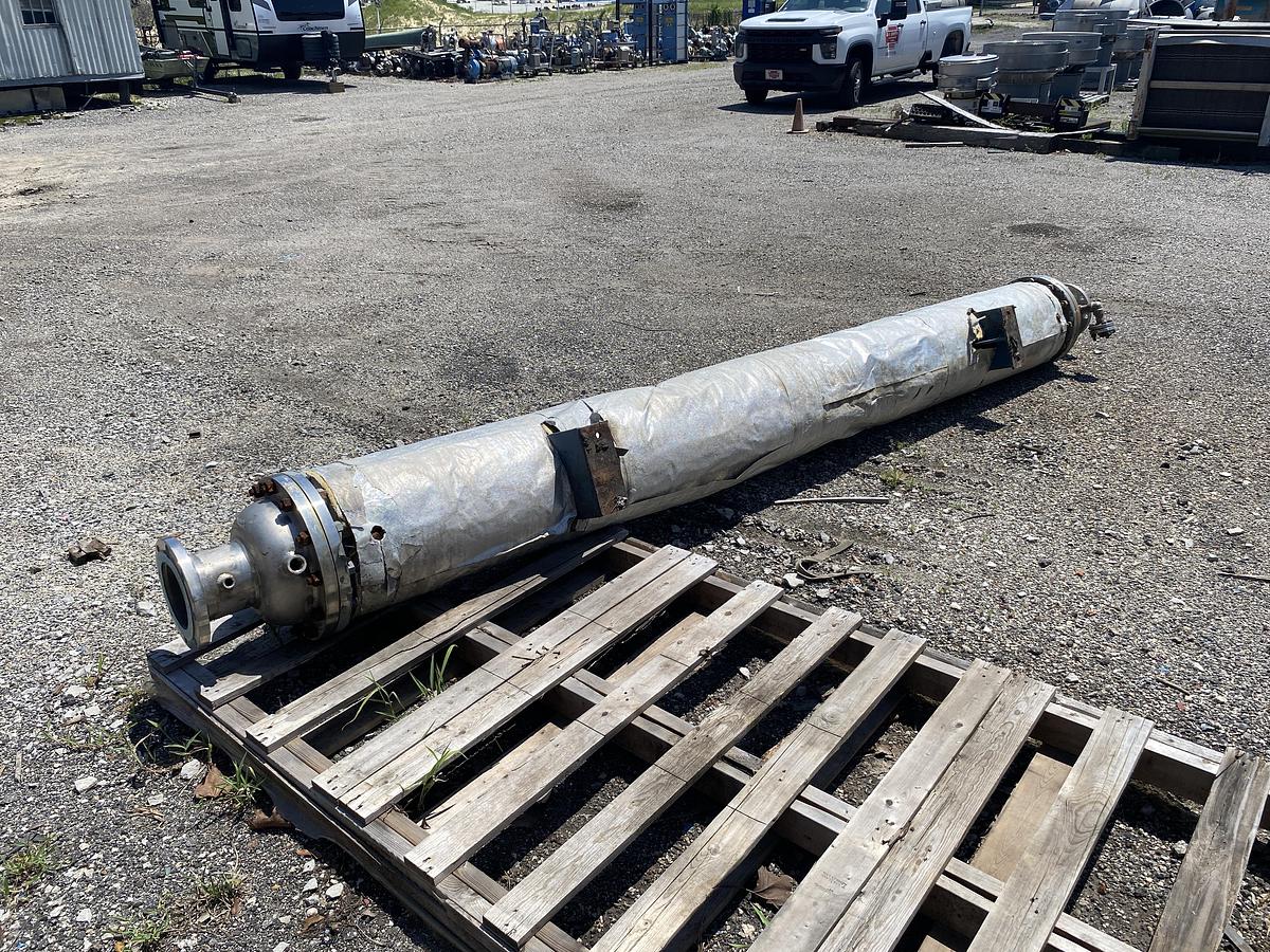 Used Used JFD Tube & Coil Products Inc. 282.5 sq ft. 304L Stainless Steel shell and tube heat exchanger