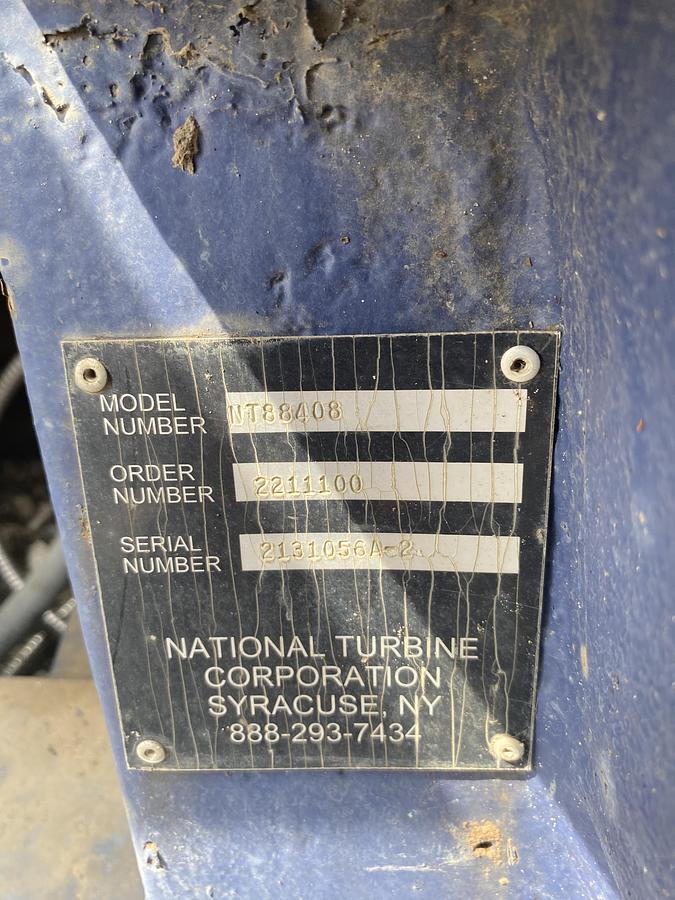 Used Used HSI Model NT88408 11-stage centrifugal gas blower