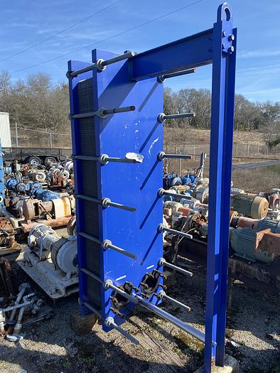 Used Used GEA Process Equipment Division approximately 661.98 sq. ft. 304 stainless steel plate heat exchanger.