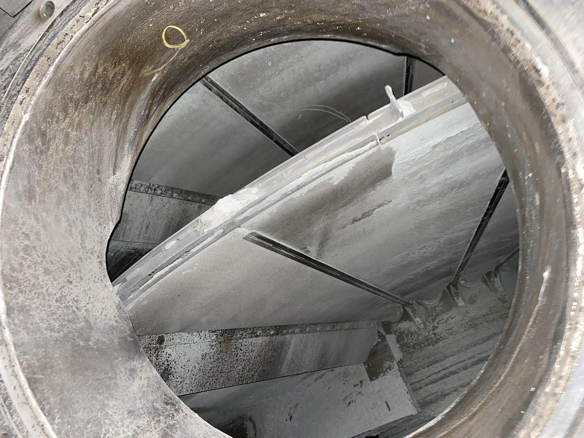 Used Used White Liquor Filtration System.  Consisting of an Andritz LimeWhite Model WLF3709 Rotary, pressurized precoat disc