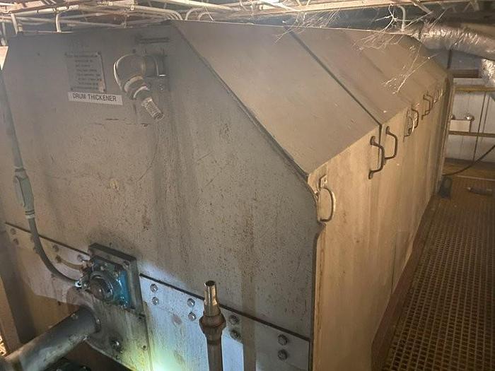 Used Used Press Technology & MFG Inc. Model IDT-200-9E 304 stainless steel internal drum thickener