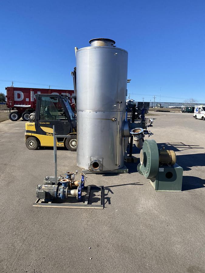 Used KEMCO Gas Fired Thermefficient-100 Patented Oxygen Stripping Direct Contact Water Heater