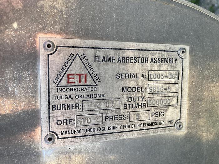 Used Used Engineering Technology Inc 47.5 sq ft. Indirect heater Coil.