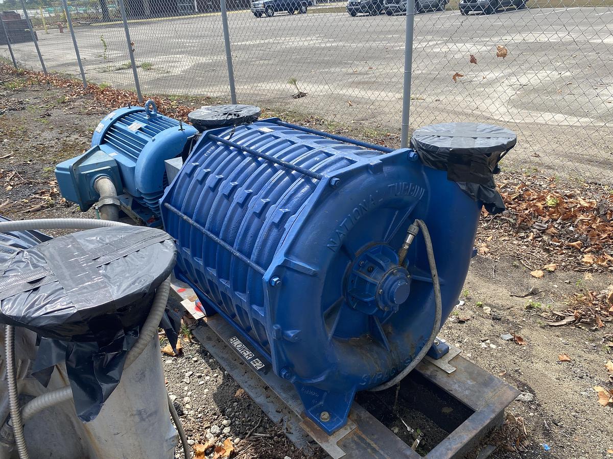 Used Used HSI Model NT88408 11-stage centrifugal gas blower