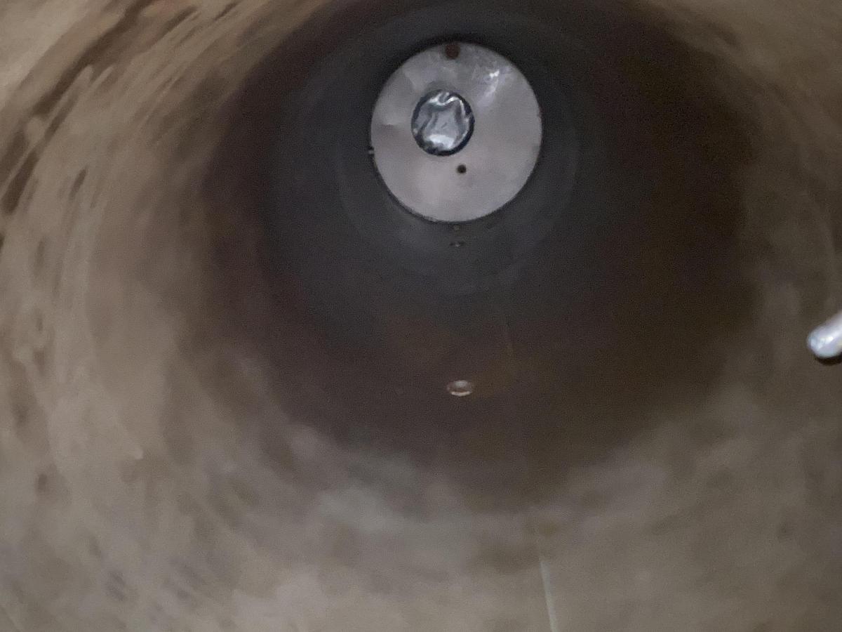 Used Used approximately 3,600 gallon carbon steel vertical tank